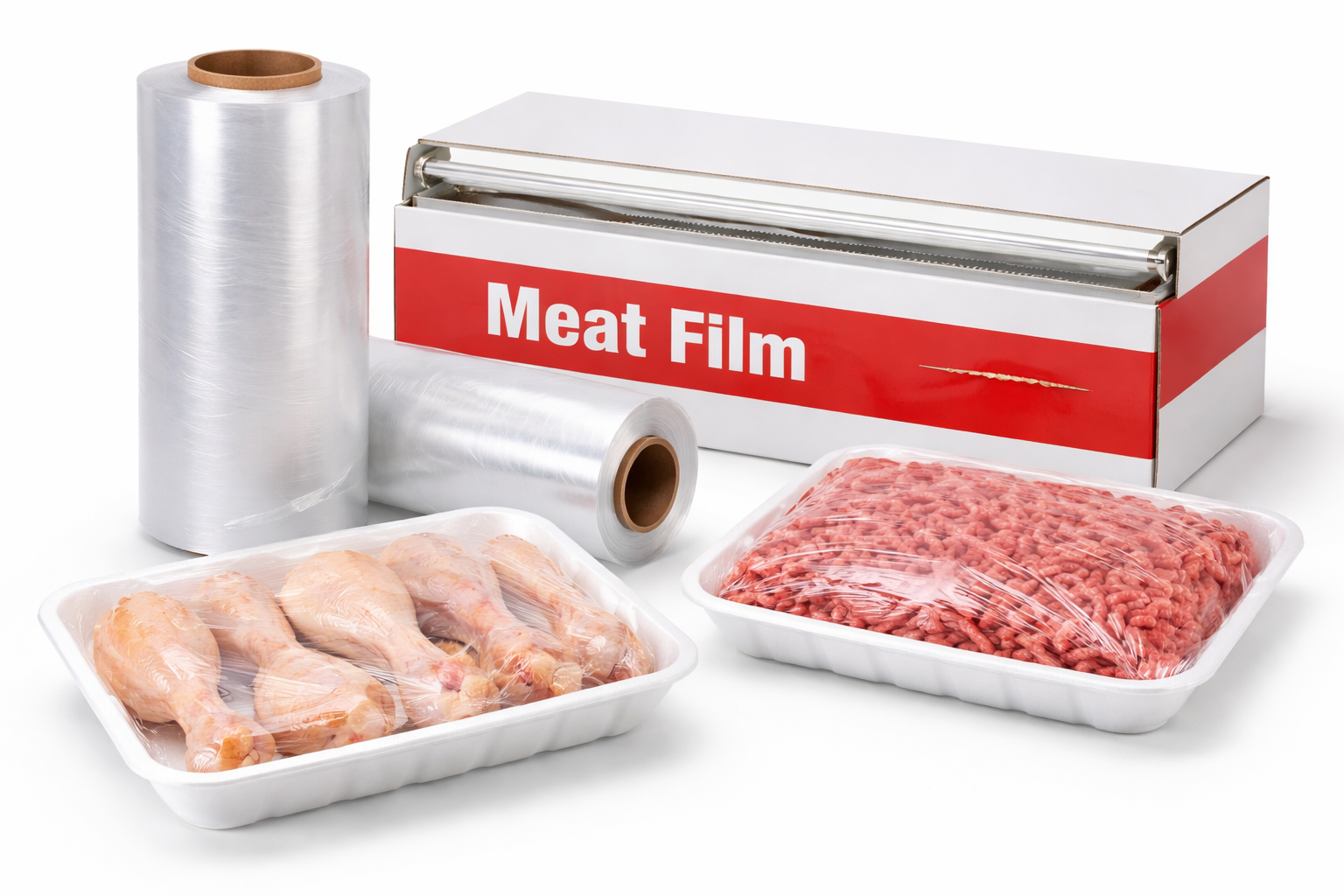 Bio-Power proprietary anti-fog biodegradable meat wrapping film for environmentally-friendly meat packaging