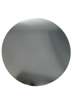 Round gray object on a white background