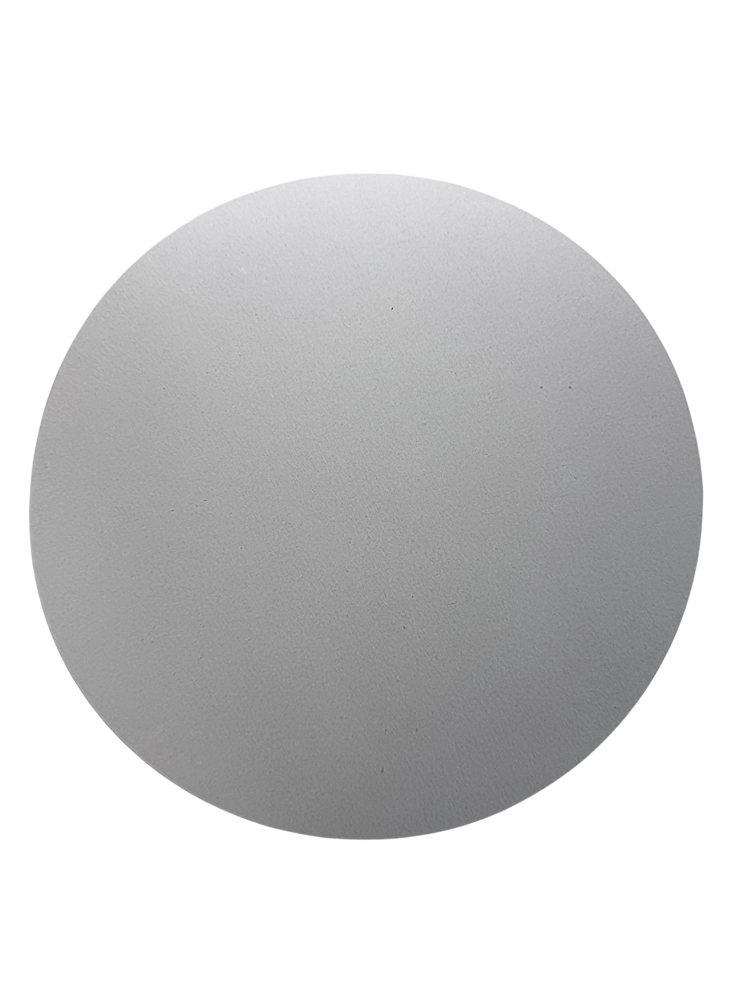 Gray sphere on a white background