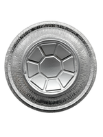Round brush with bristle pattern on a white background