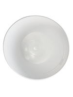 White ceramic bowl on a white background