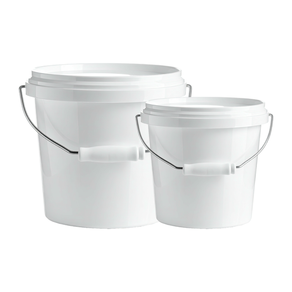 Food-grade plastic buckets and pails for bulk food storage commercial kitchens and food manufacturing
