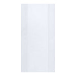White rectangular card with a subtle pattern on a white background