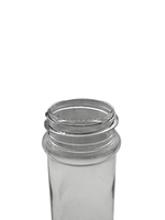 Clear plastic bottle cap on a white background