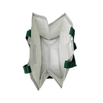 "Go Green" PP Woven Reusable Bag | 15"x7"x15.75" | 90 GSM