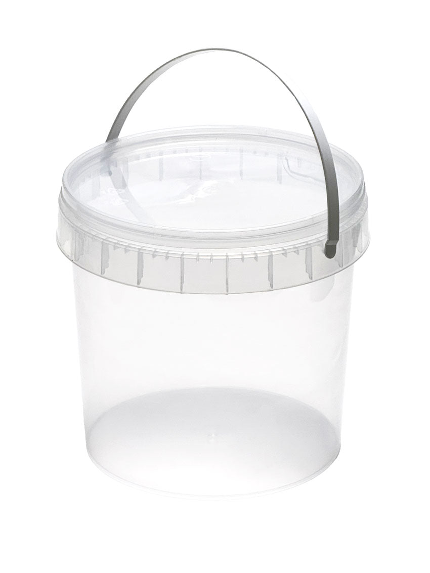 [KPL container] 1gallon round clear container & vented Lid