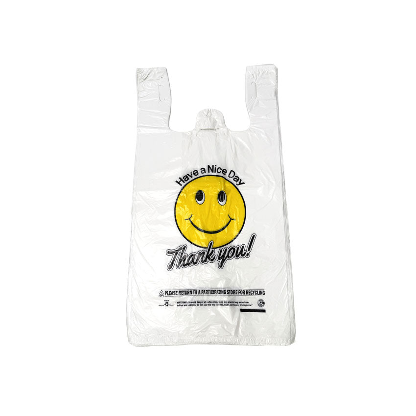 1/6 smile face T-shirts shopping bag