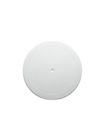 White round object on a white background