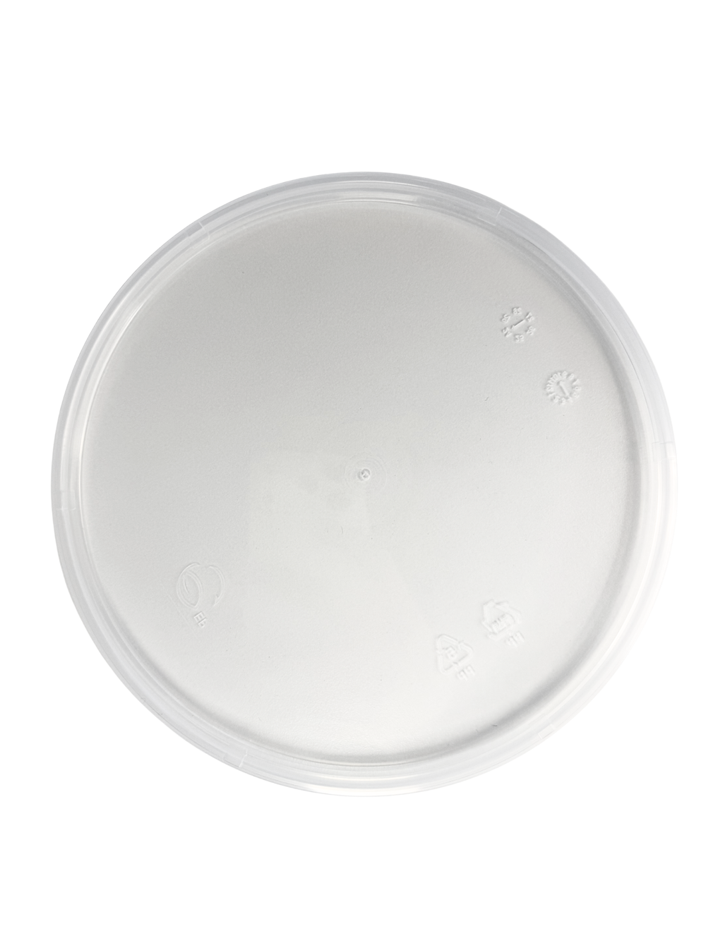 White ceramic plate on a white background