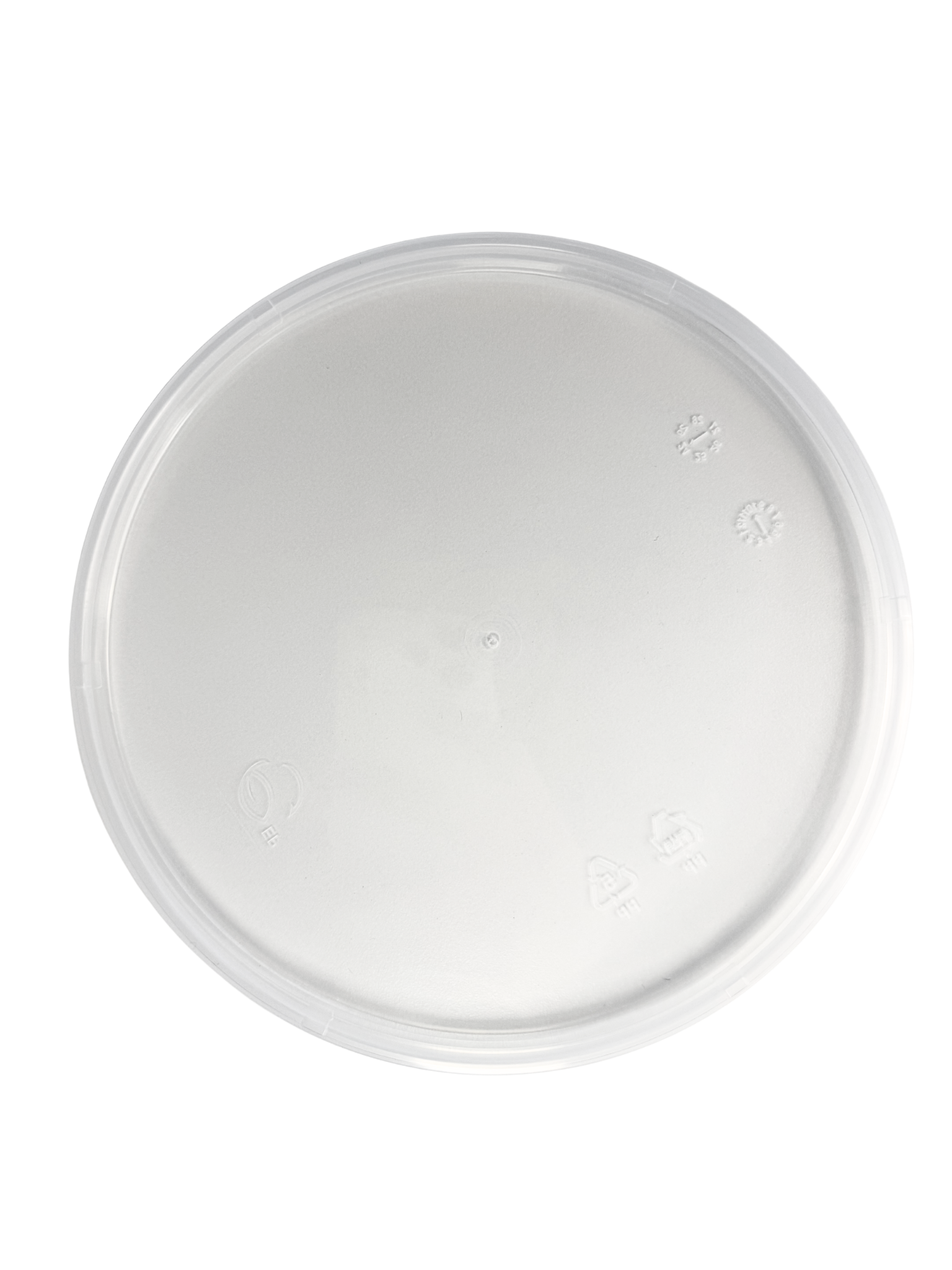 White ceramic plate on a white background