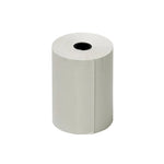 White roll of paper on a white background