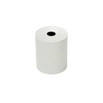 White roll of paper on a white background