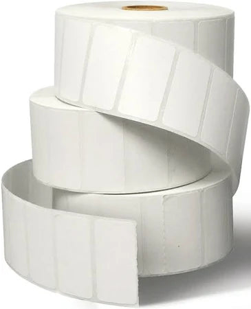 CAS8060 direct thermal printer labels 55mm x 25mm for food labeling and retail product identification